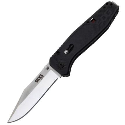 SOG FLARE SATIN STRAIGHT 3.5" BLK