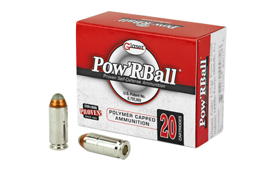 Glaser Pow'RBall Handgun Ammunition 10mm Auto 135 gr JHP 1400 fps 20/ct