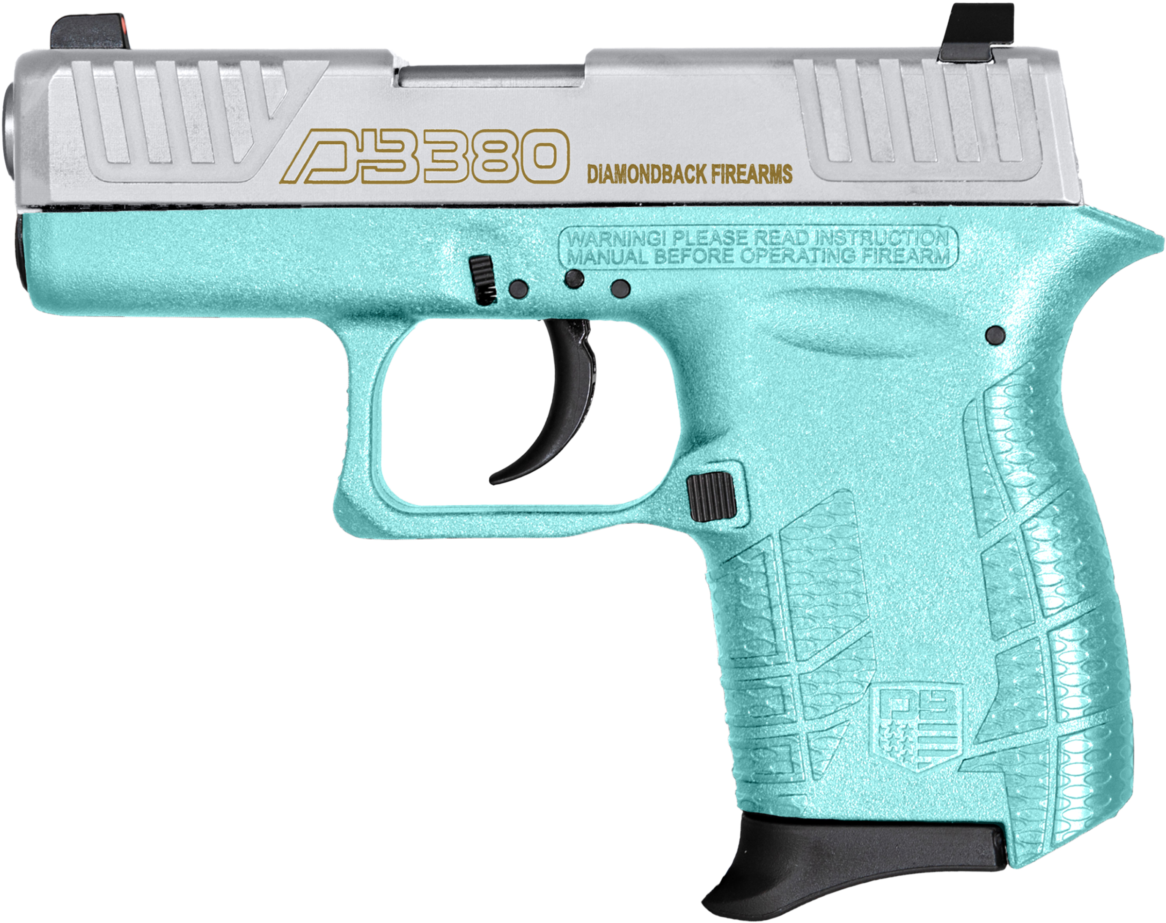 Diamondback DB380 Gen IV Handgun .380 ACP 6rd Magazine 2.8" Barrel Mint Polymer Grip Nickel Boron Slide