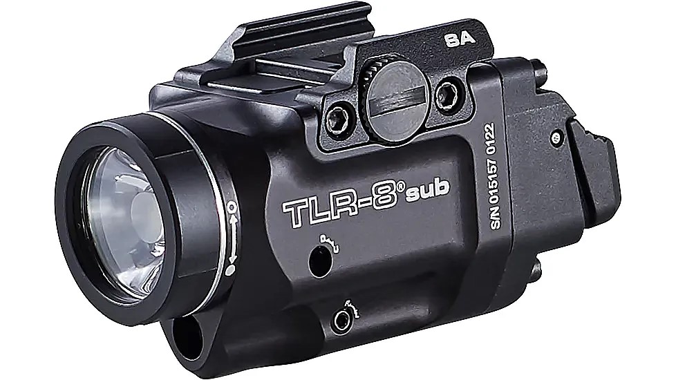 Streamlight TLR-8 Sub Compact Rail Mounted Tactical Light with Red Laser for Hellcat