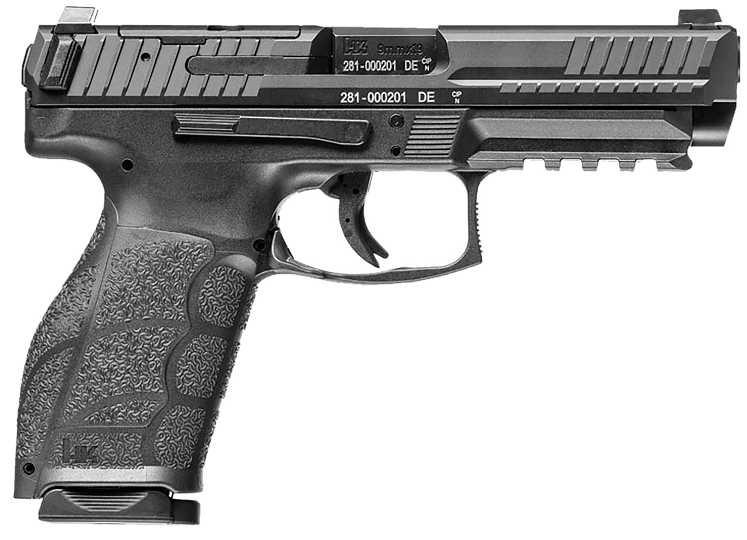 Heckler & Koch Inc. H&K VP9A1 F Handgun 9mm Luger 10rd Magazines (2) 4.53" Barrel Black Optic Ready
