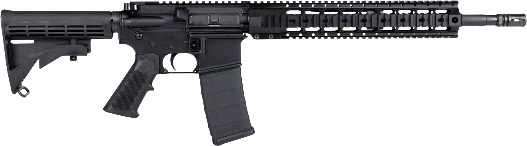 DPMS DPM4 AR-15 Rifle 5.56mm 30rd (1) 16" Threaded Barrel 13.5 Quad-Rail Black M4 Stock
