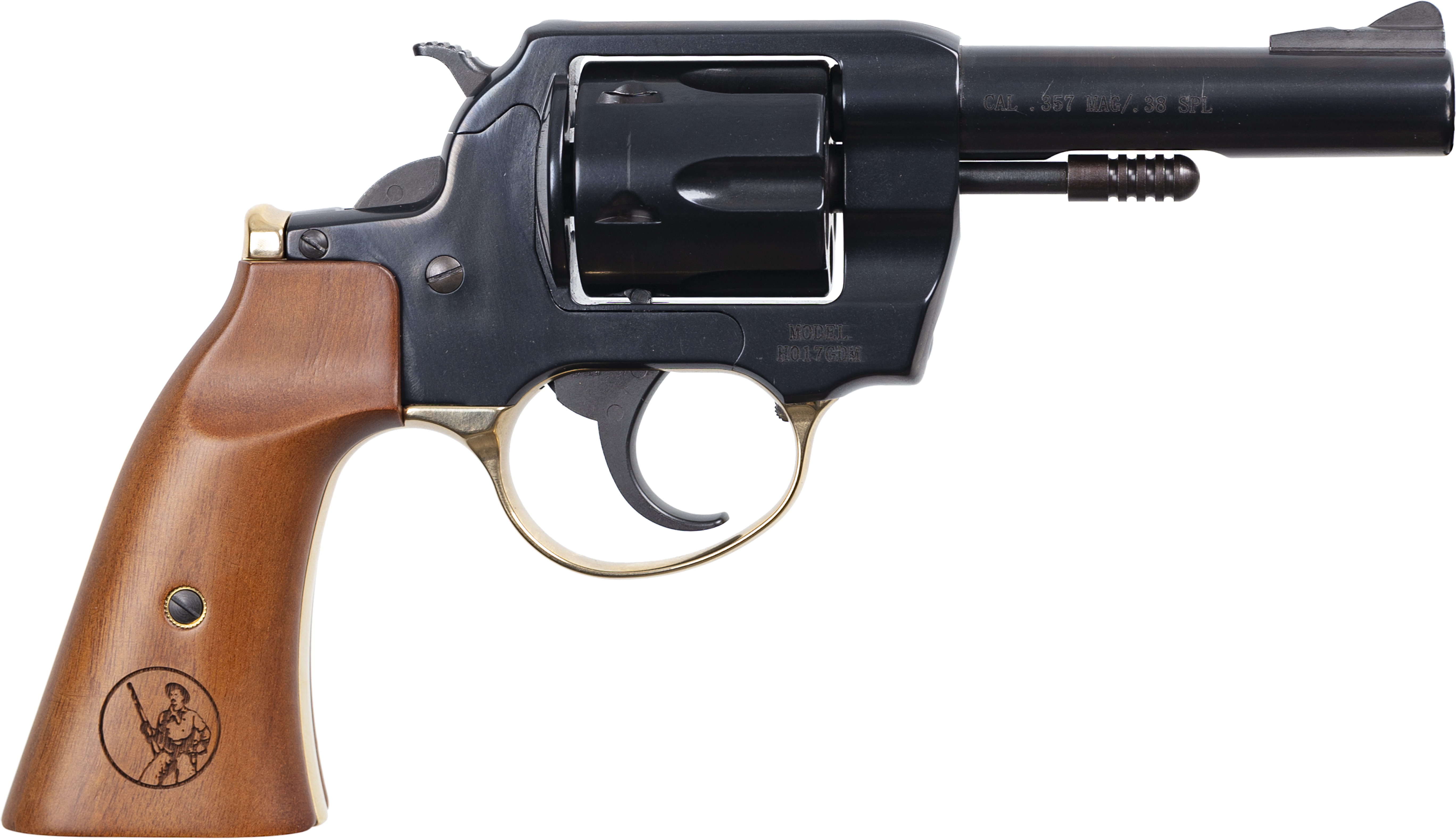 Henry Big Boy Revolver .357 Mag/.38 Spl 6rd Capacity 4" Barrel Gunfighter Grip CA Compliant