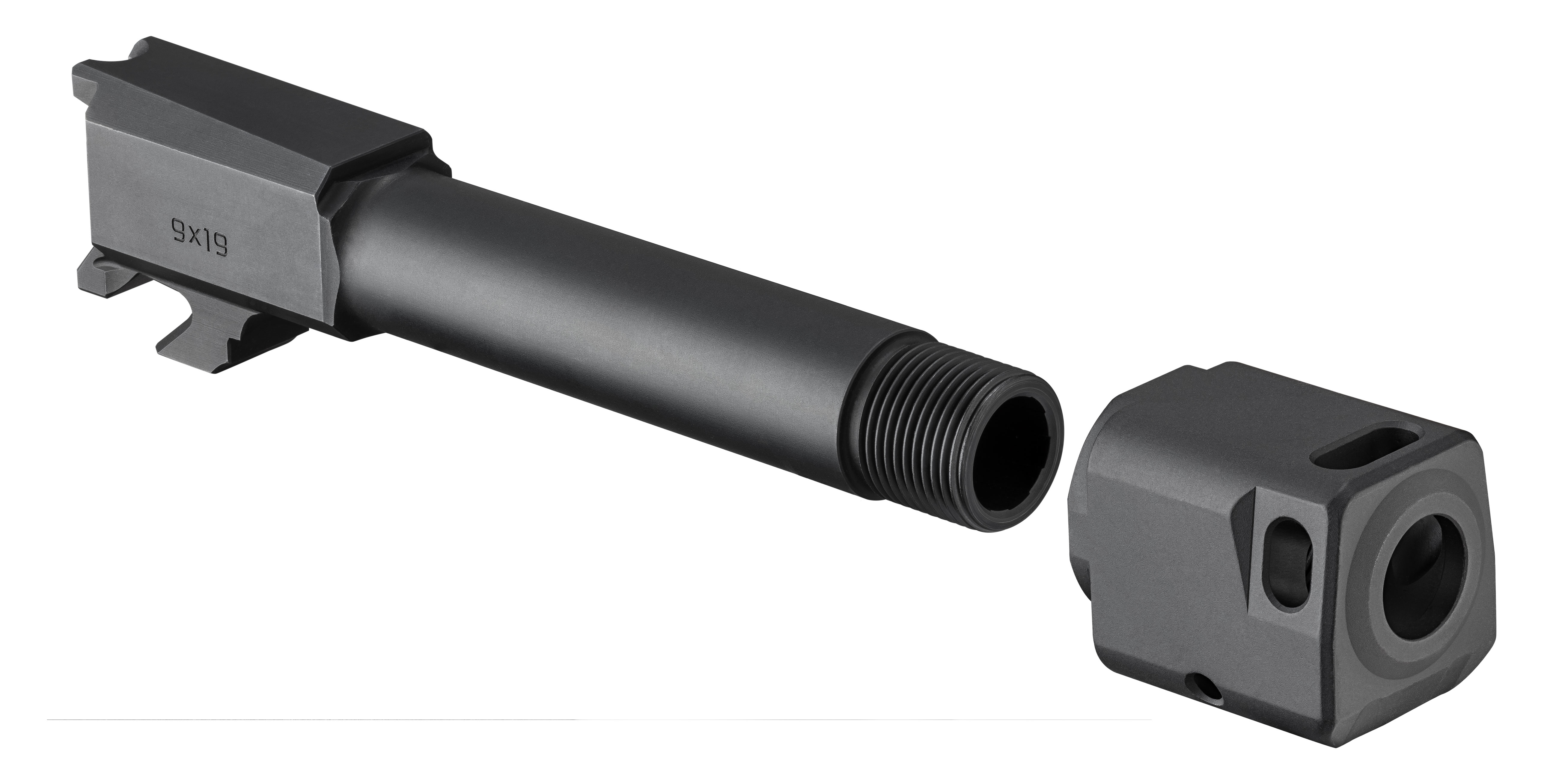 Springfield Hellcat 3.8" Threaded Barrel w/ Self-Indexing Compensator - 9mm Luger
