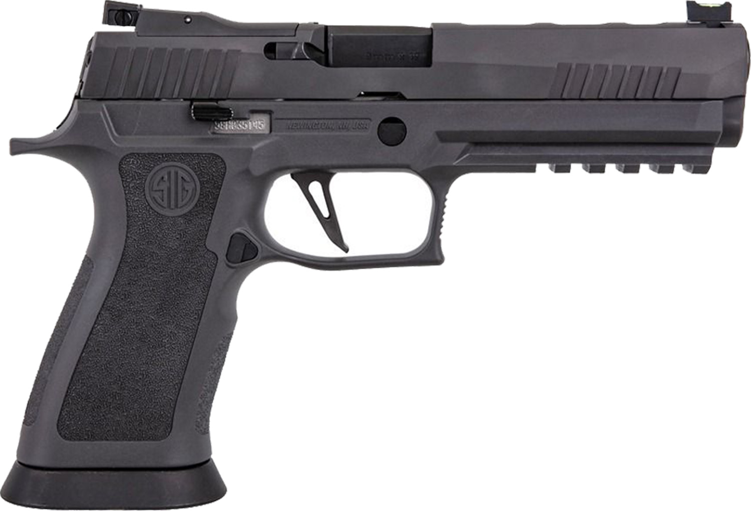 Sig Sauer P320 XFive Legion Handgun 9mm Luger 10rd Magazines(2) 5" Barrel Heavy Grip CA Compliant Manual Safety