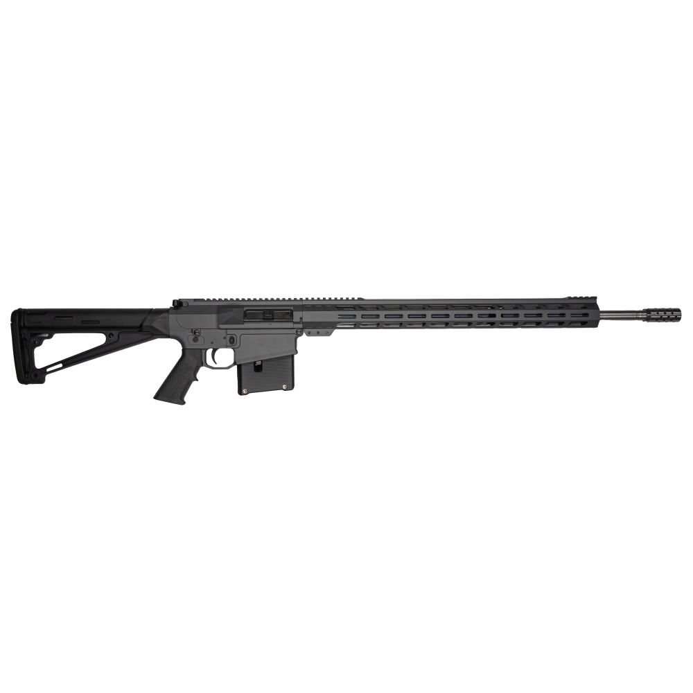 10 Ring GLFA AR Long Action Rifle 6.5 PRC 5rd Magazine 24" Barrel M-LOK Handguard Sniper Grey Cerakote
