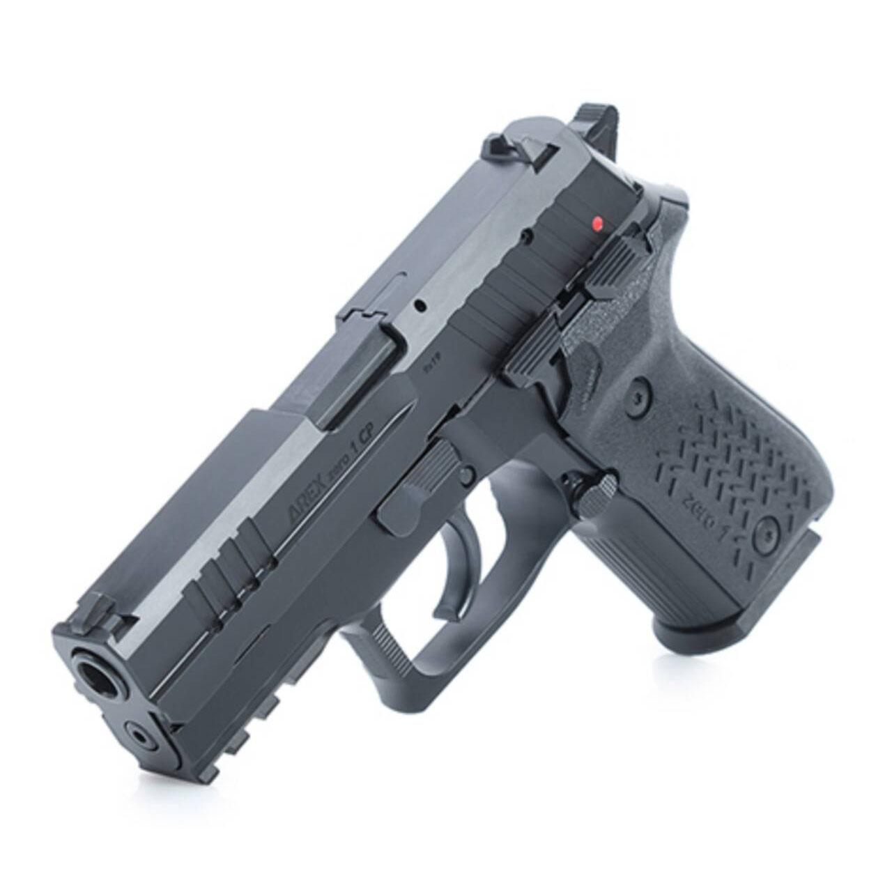 Global Ordnance Arex Zero 1 Compact Handgun 9mm Luger 15rd Magazines(2) 3.85" Barrel Black