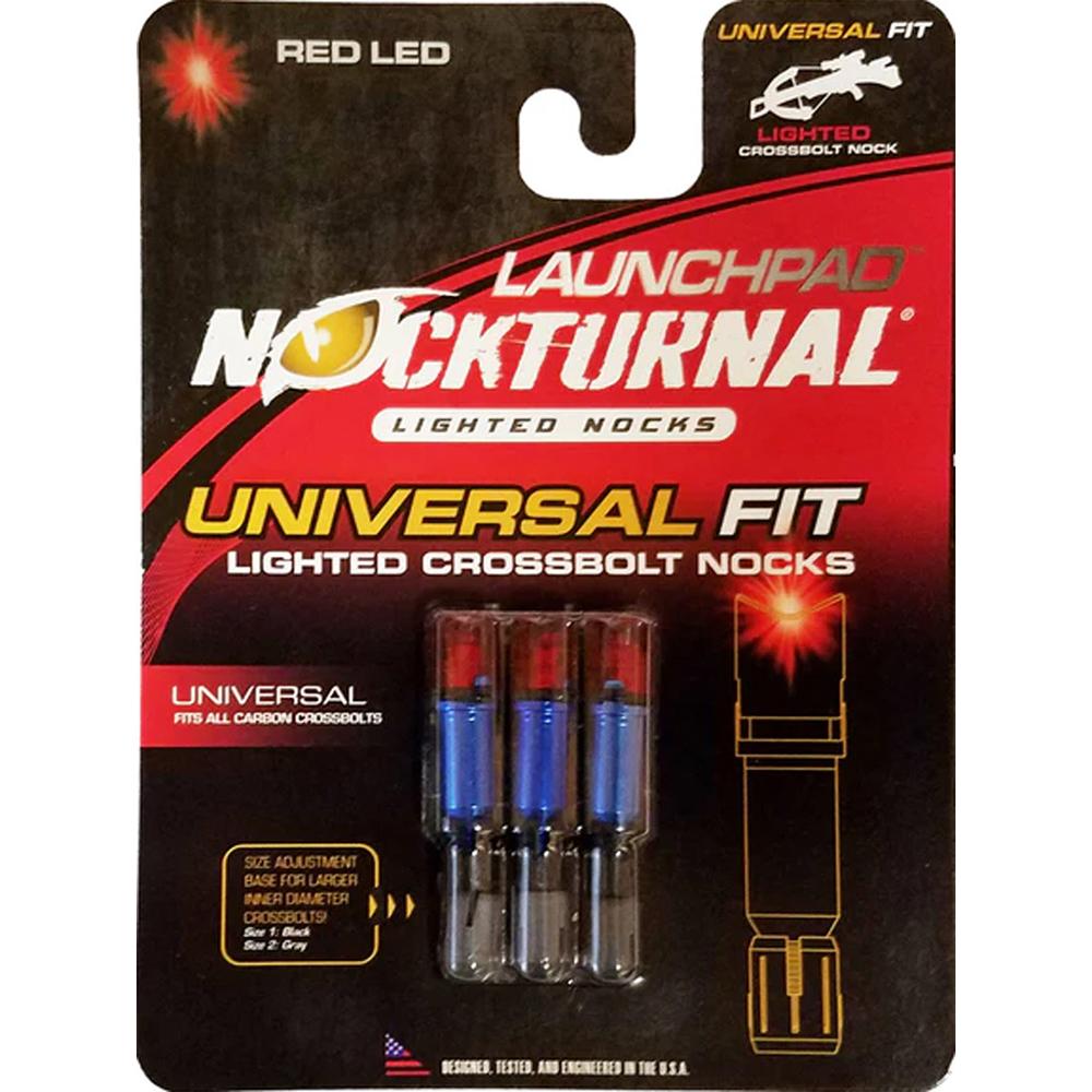 Feradyne Outdoors Nockturnal Launchpad Crossbow Nock Red 3/ct