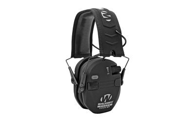 Walker's Razor Electronic Comm Muff Ear Muffs 23dB Black with Bluetooth