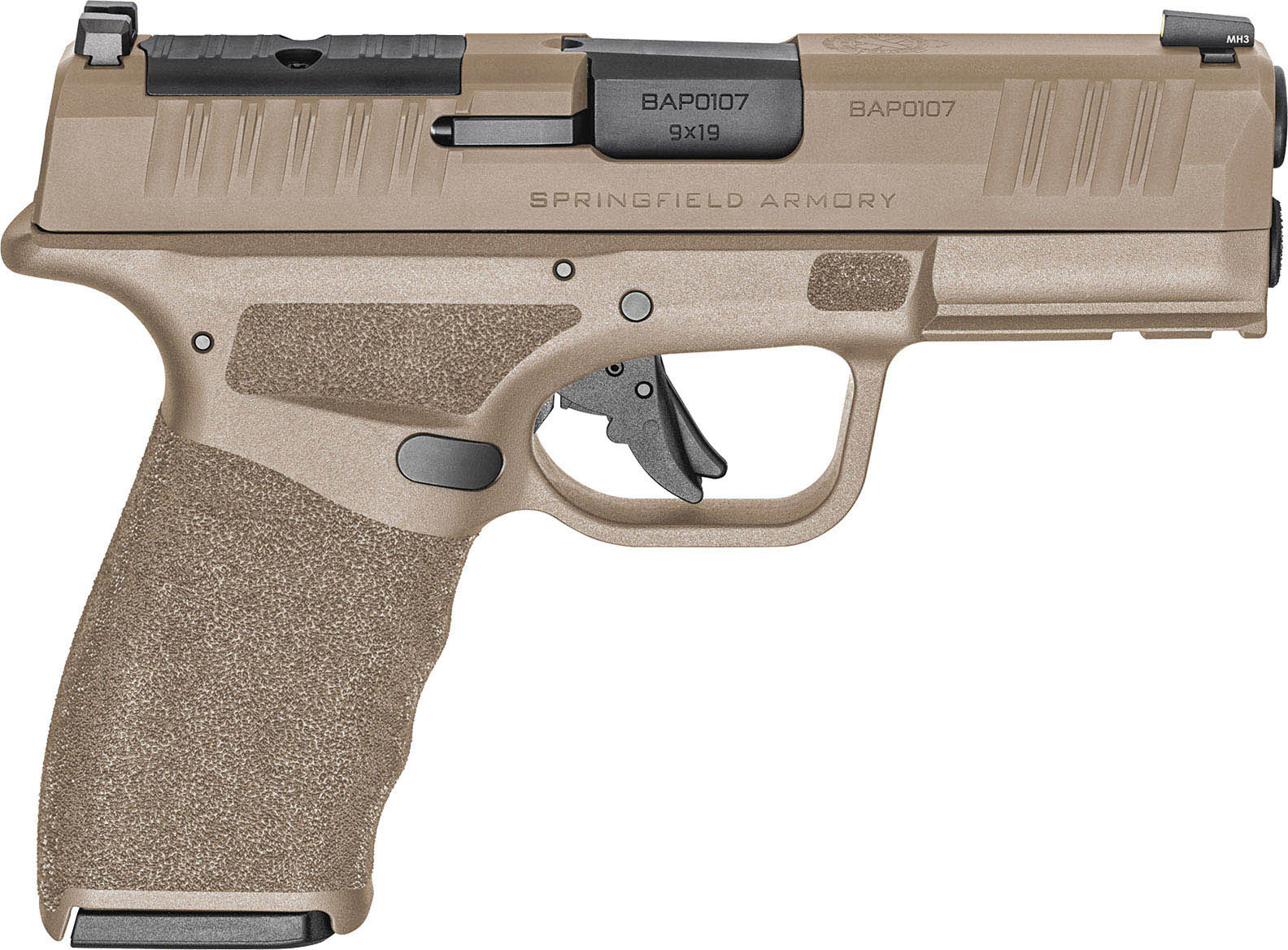 Springfield Armory Hellcat Pro OSP Handgun 9mm Luger 15rd Magazines (2) 3.7" Barrel FDE