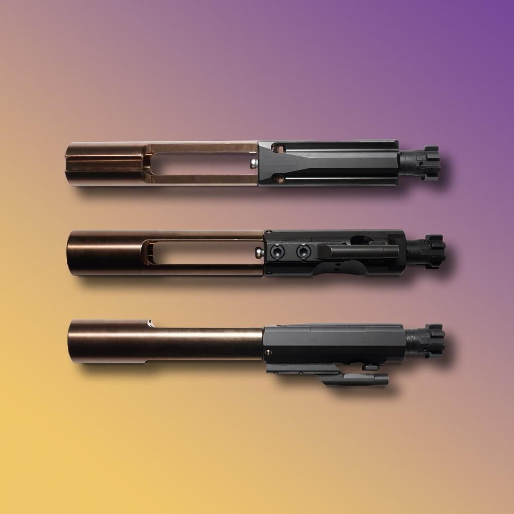Q LLC Q AR-15 Bolt Carrier Group Stainless Steel Black Nitride Scar Cut 2-Piece