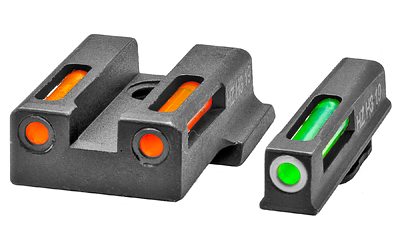North Pass Ltd. Hiviz HIVIZ LiteWave H3 sight Orange/Green LitePipe/White front ring fits S&W M&P EZ380