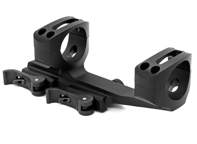 Warne Tactical Quick Detach X-SKEL Extended Cantilever Mount 30mm Black