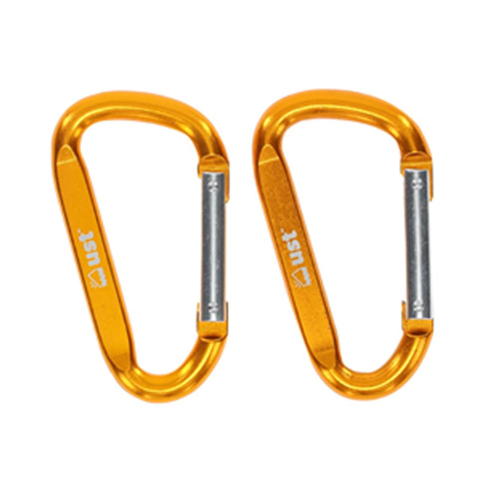 AOB Ultimate Survival Carabiner 8cm Assorted Colors 2/ct