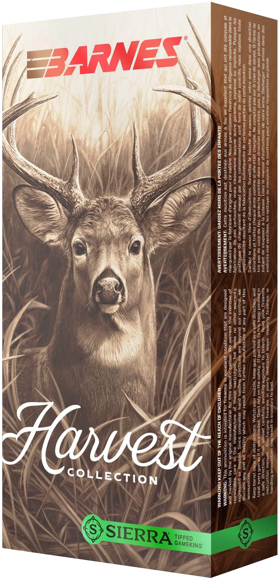 Barnes Harvest Collection Sierra Pro-Hunter Ammunition 450 Bushmaster 260gr FN 2165 fps 20/ct