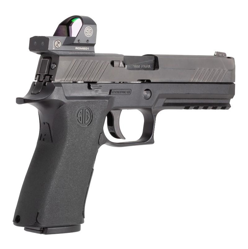 Hogue Wrapter Rubber Adhesive Grip for SIG SAUER P320 Full Size Models (X5 Grip Module) - Black