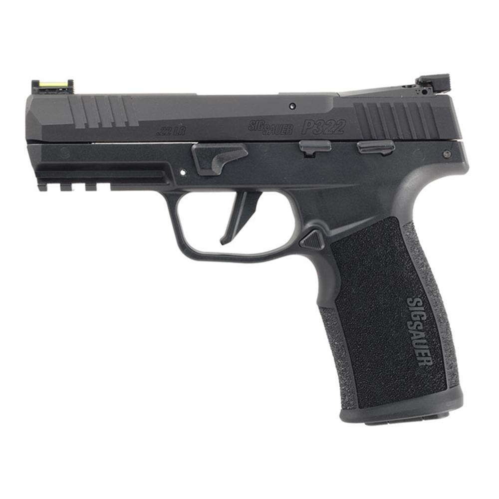 Sig Sauer P322 Handgun .22 LR 10rd Magazines (2) 4" Barrel Black CA Compliant