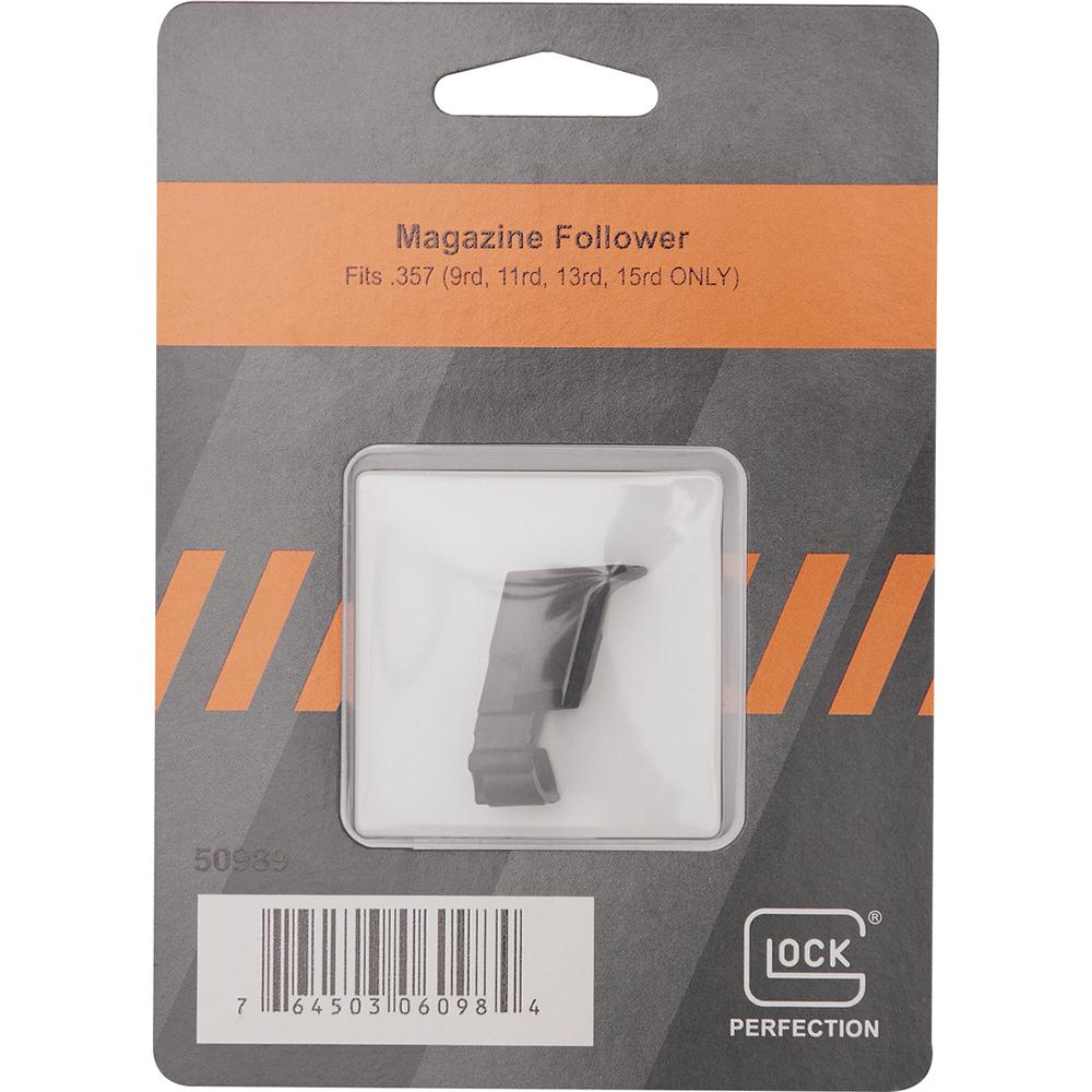 Glock Factory Magazine Follower .357 Mag 9rd/11rd/13rd/15rd ONLY Black
