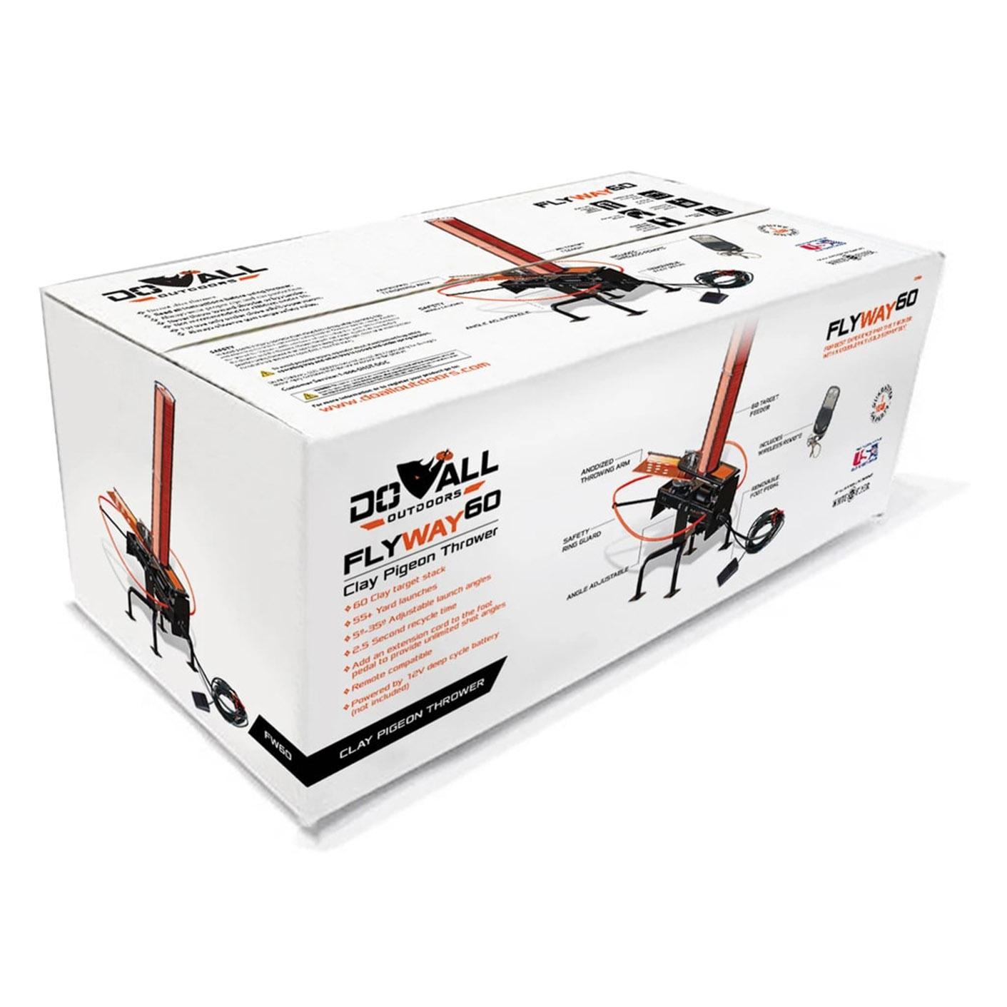 Do-All Outdoors FlyWay 60 Automatic Clay Pigeon Thrower w/Wireless Remote