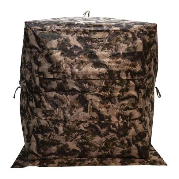 AOB BOG Sitting Hub Blind 600D Mossy Oak Terra