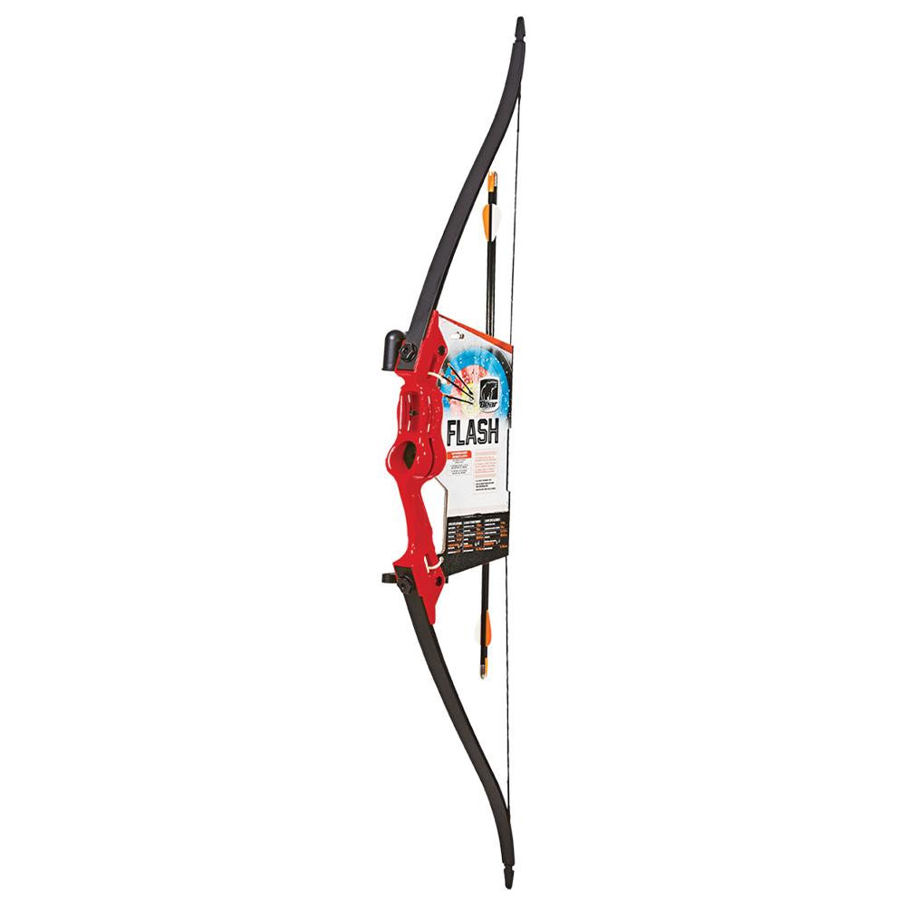 Escalade Sports DBA Bear Archery Bear Archery Traditional Youth Bow Flash 18lb Ambidextrous Red