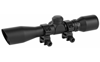 Truglo Compact Rimfire & Shotgun Rifle Scope - 4x32mm Diamond Ballistic 22.5' 5" Black