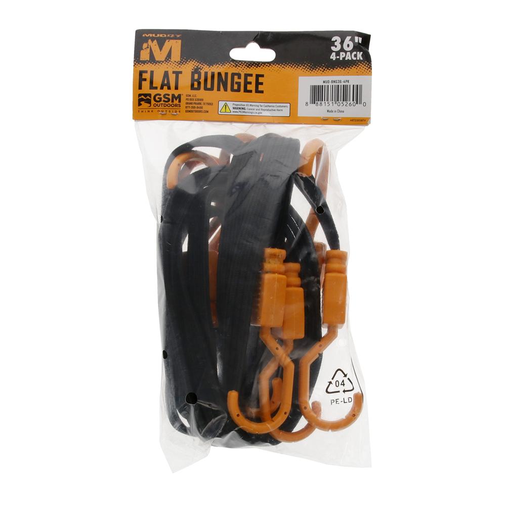 Gsm Muddy Flat Bungee 36" 4/ct