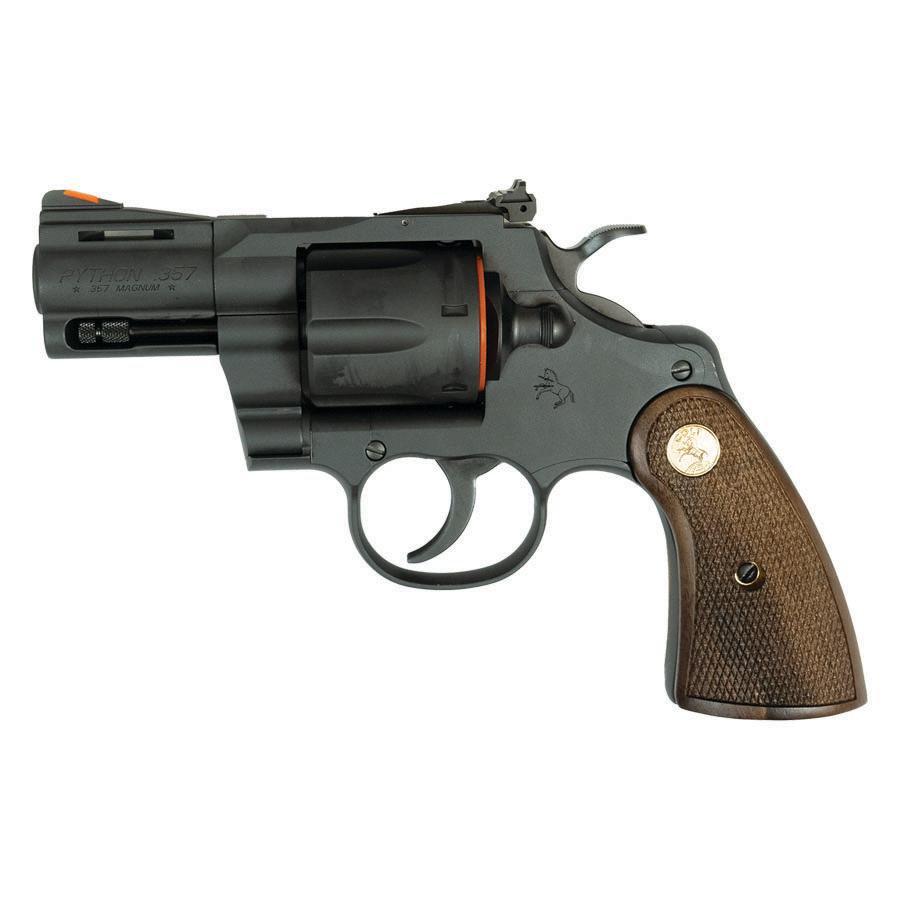Colt Python Rugged Matte Blued Handgun .357 Mag 6rd Capacity 2.5" Barrel Walnut Grips