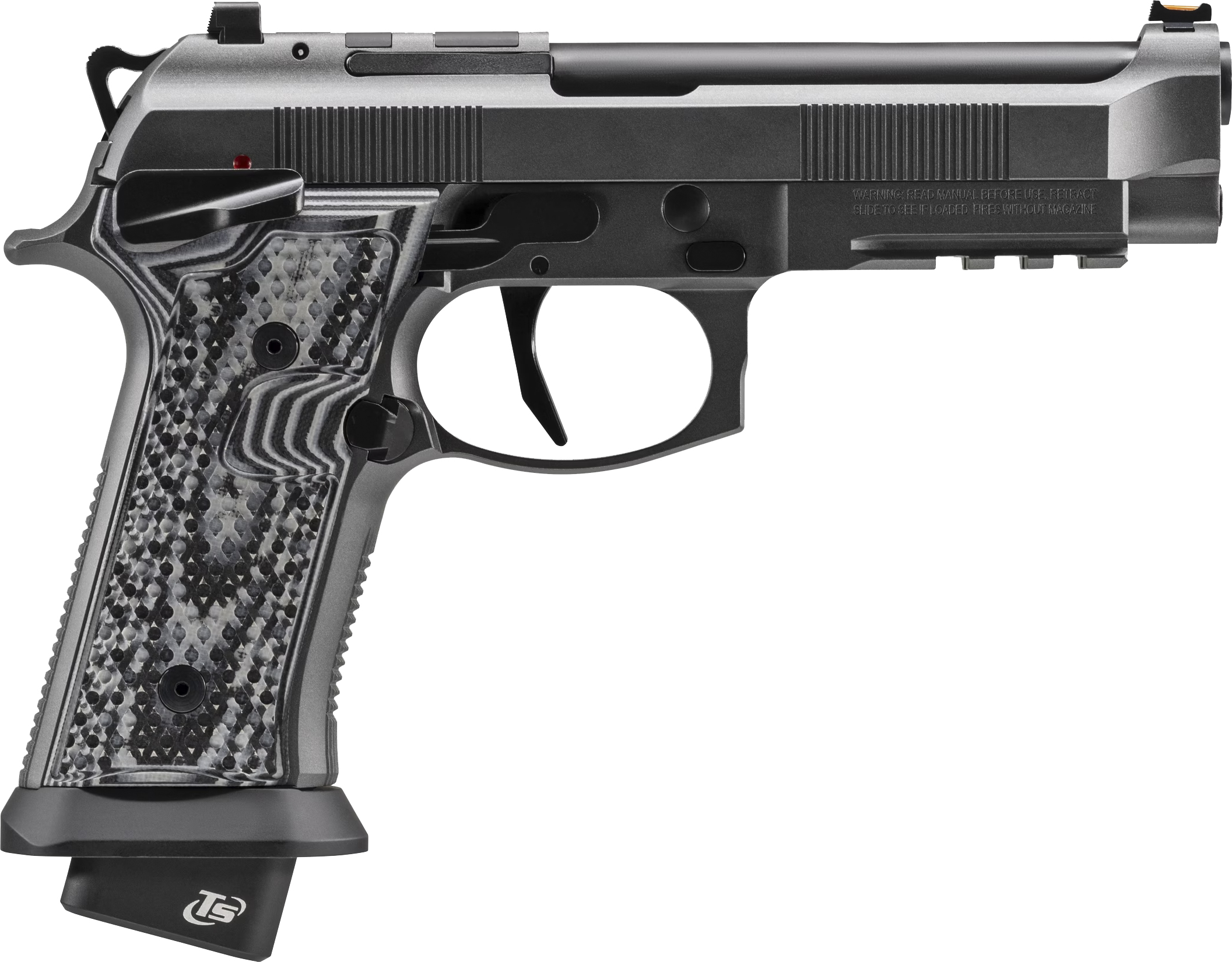 Beretta Usa 92XI SAO SQUALO 9MM 22RD 4.7IN BLACK AND GREY