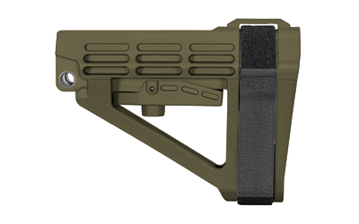 SB Tactical SBA4 5-Postion Adjustable Brace for AR-15 OD Green