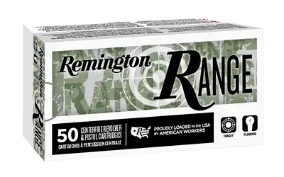 Remington Range Handgun Ammunition .380 Auto 95gr FMJ 945 fps 50/ct