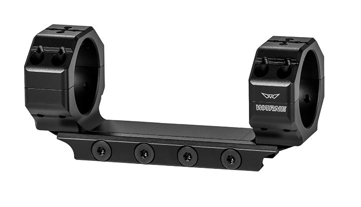 WARNE SL 1PC PREC MNT 30MM MED BLK