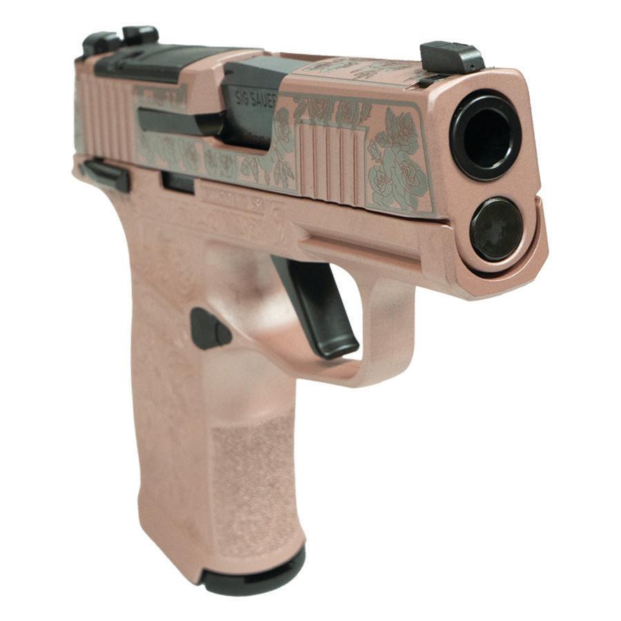 Sig Sauer P365X Full Size Rose Gold Handgun 9mm Luger 12rd Magazines (2) 3.1" Barrel Black