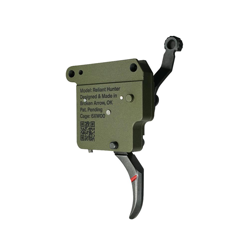 Rise Armament Reliant Hunter Rem 700 Rifle Trigger Curved Black