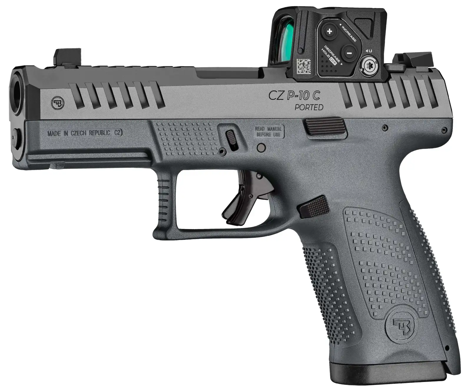 CZ USA P-10 C Ported Handgun 9mm Luger 15rd 4" Barrel COA Black