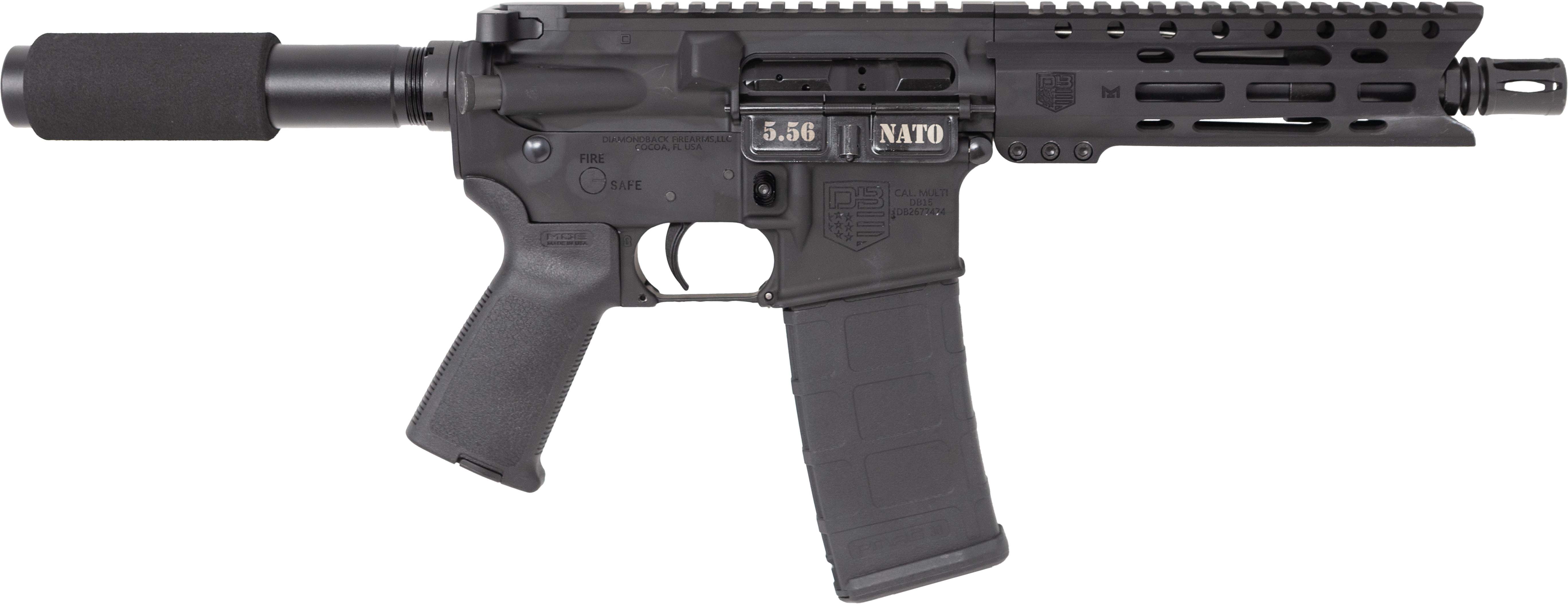 Diamondback DIAMONDBK DB15 PISTOL 5.56 7" BLACK