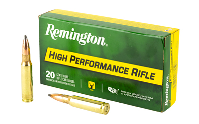 Remington High Performance Rifle Ammunition .308 Win 180gr PSPBT 2640 fps 20/ct