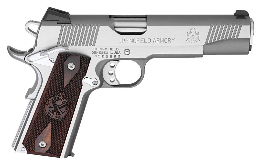 Springfield Armory 1911 A1 LOADED PISTOL .45 ACP 7rd Magazine 5" Barrel STAINLESS CA Compliant