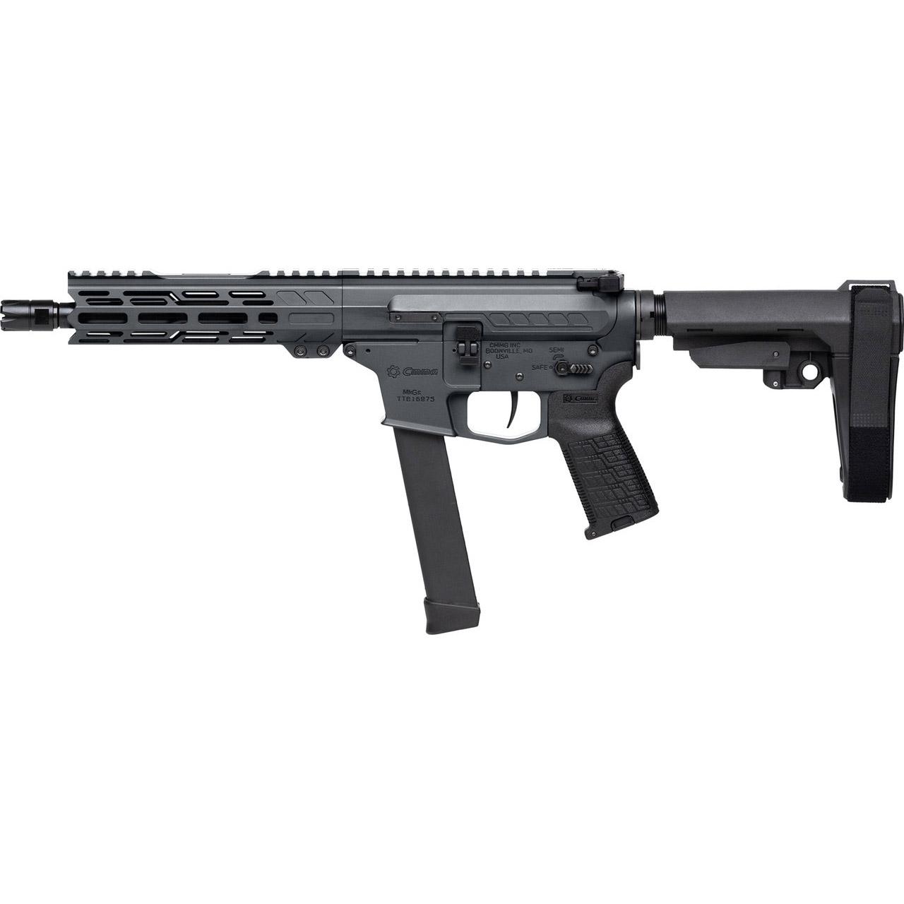 CMMG Banshee Fixed Ejector MkGs Pistol 9mm Luger 33rd Magazine 8'' Barrel Tungsten w/Brace
