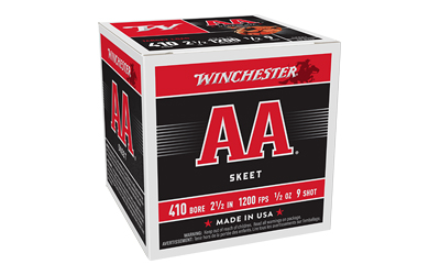 Winchester AA Target .410 ga 2-1/2" MAX 1/2 oz #9 - 25/ct