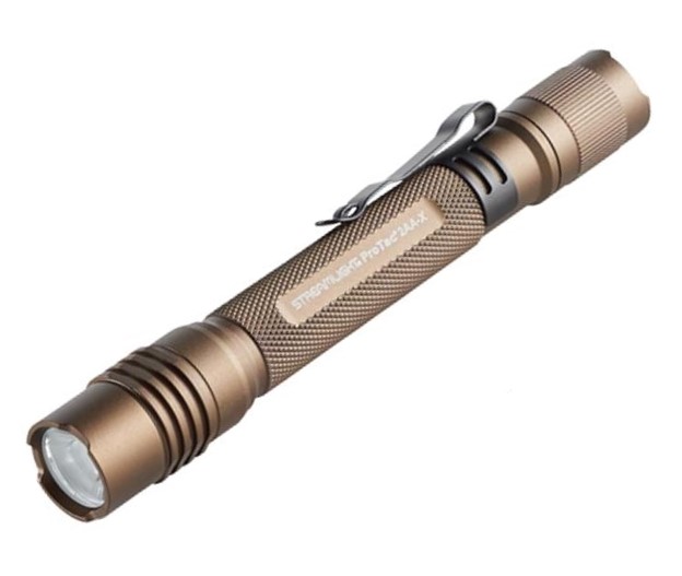 Streamlight Protac 2AA-X USB Flashlight 550 Lumens Coyote
