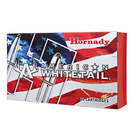 Hornady American Whitetail Rifle Ammunition .450 Bushmaster 245 gr Interlock SP 2200 fps 20/ct