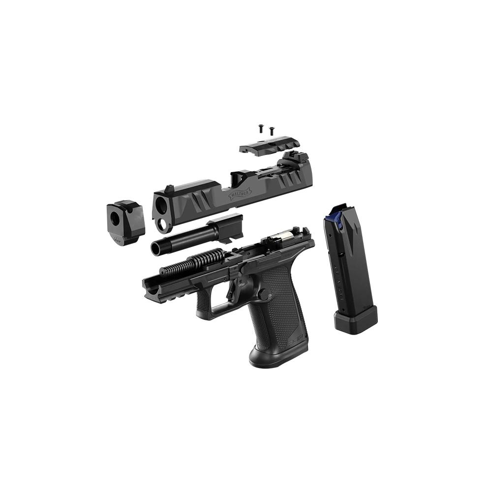 Walther PDP F-Series Pro-X PMM Handgun 9mm Luger 18rd Magazine 3.5" Threaded Barrel Black