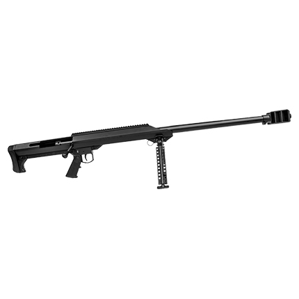 Barrett Model 99 Rifle 50 BMG Single Shot 32" Heavy Barrel Black Finish w/Bipod and Pelican Hardcase