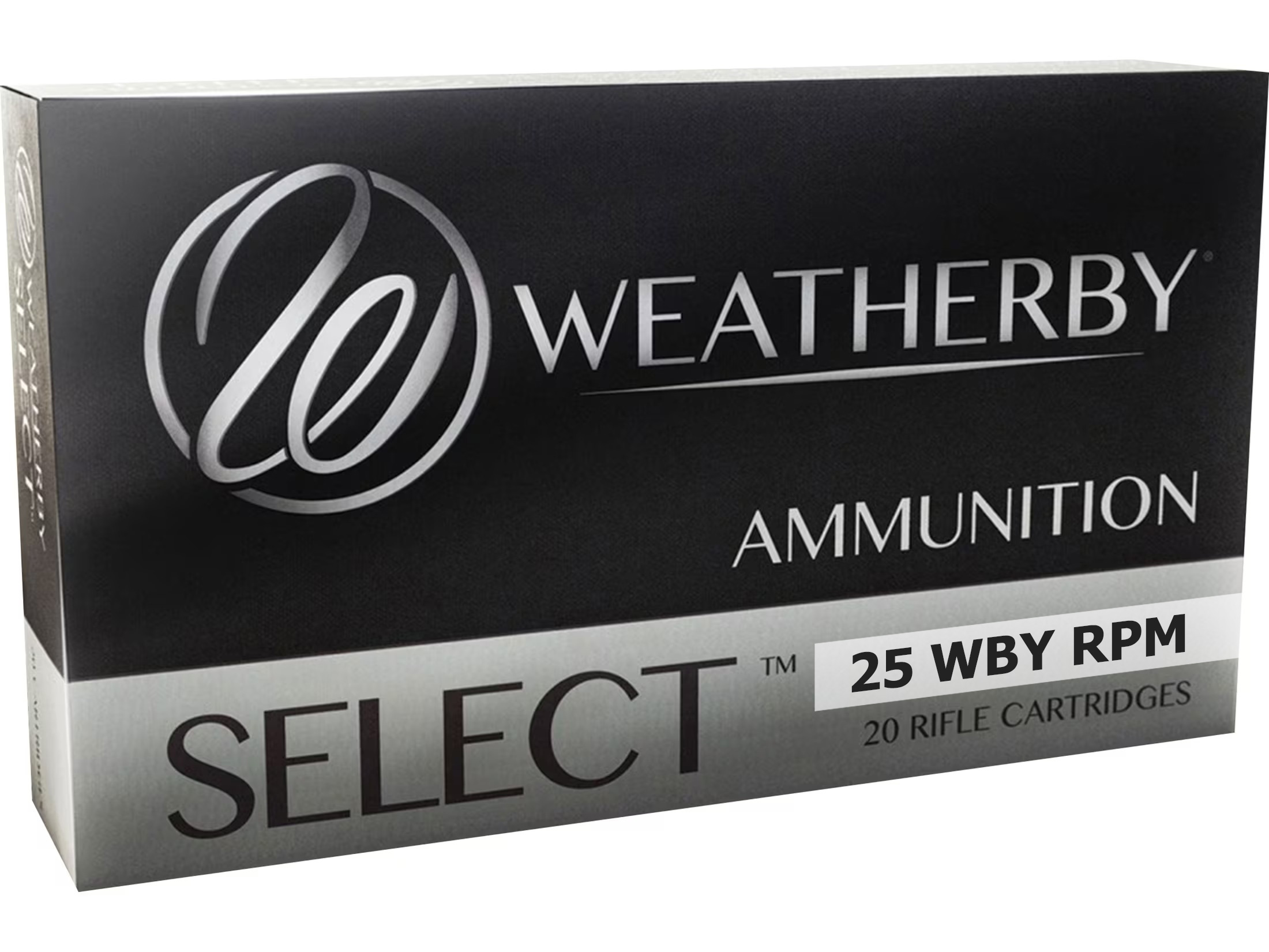Weatherby Select Plus Hornady SST Rifle Ammunition 25 Wby RPM 117gr PT 3150 fps 20/ct