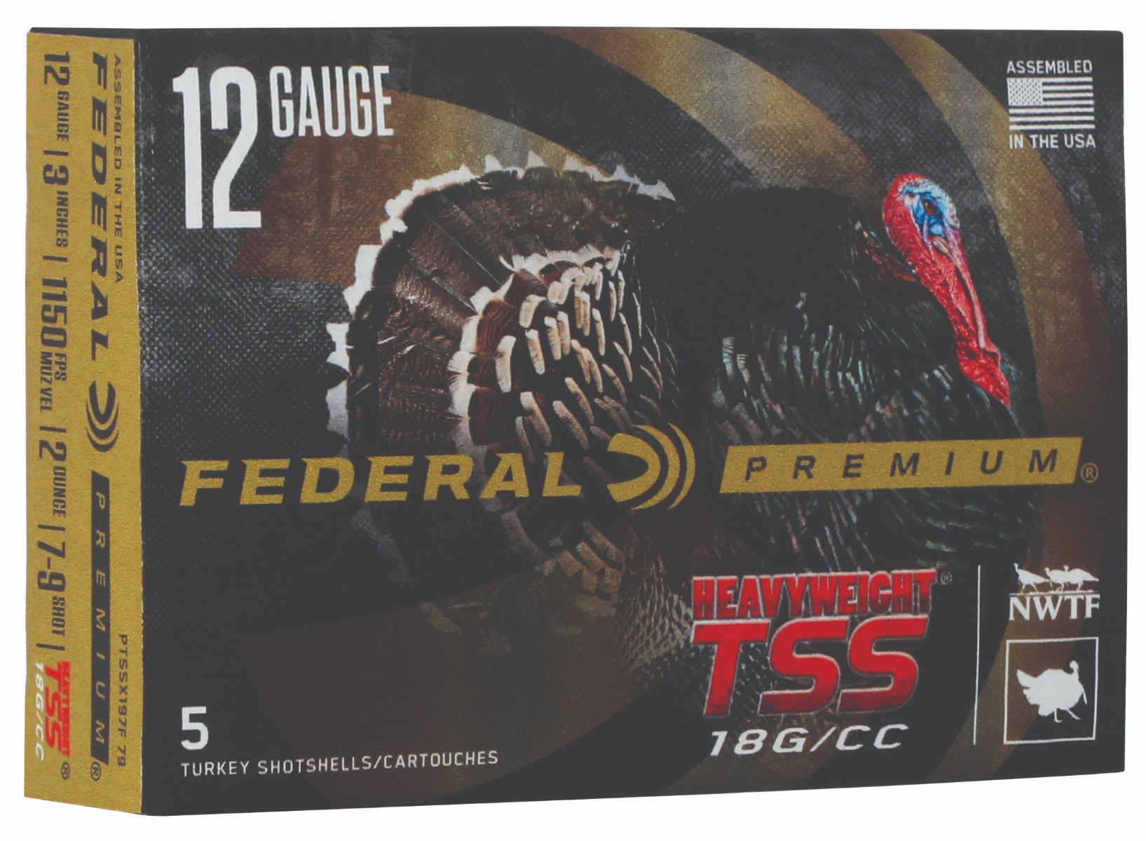 Federal Ammunition FDR 12G HVY TSS 3-2-7 9 5RD 10BX/CS