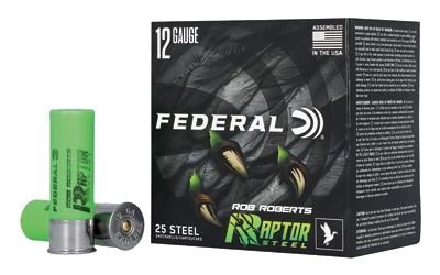 Federal Rob Roberts Raptor Steel Shotshells 12ga 3" 1-3/8oz 1400 fps #4 25/ct