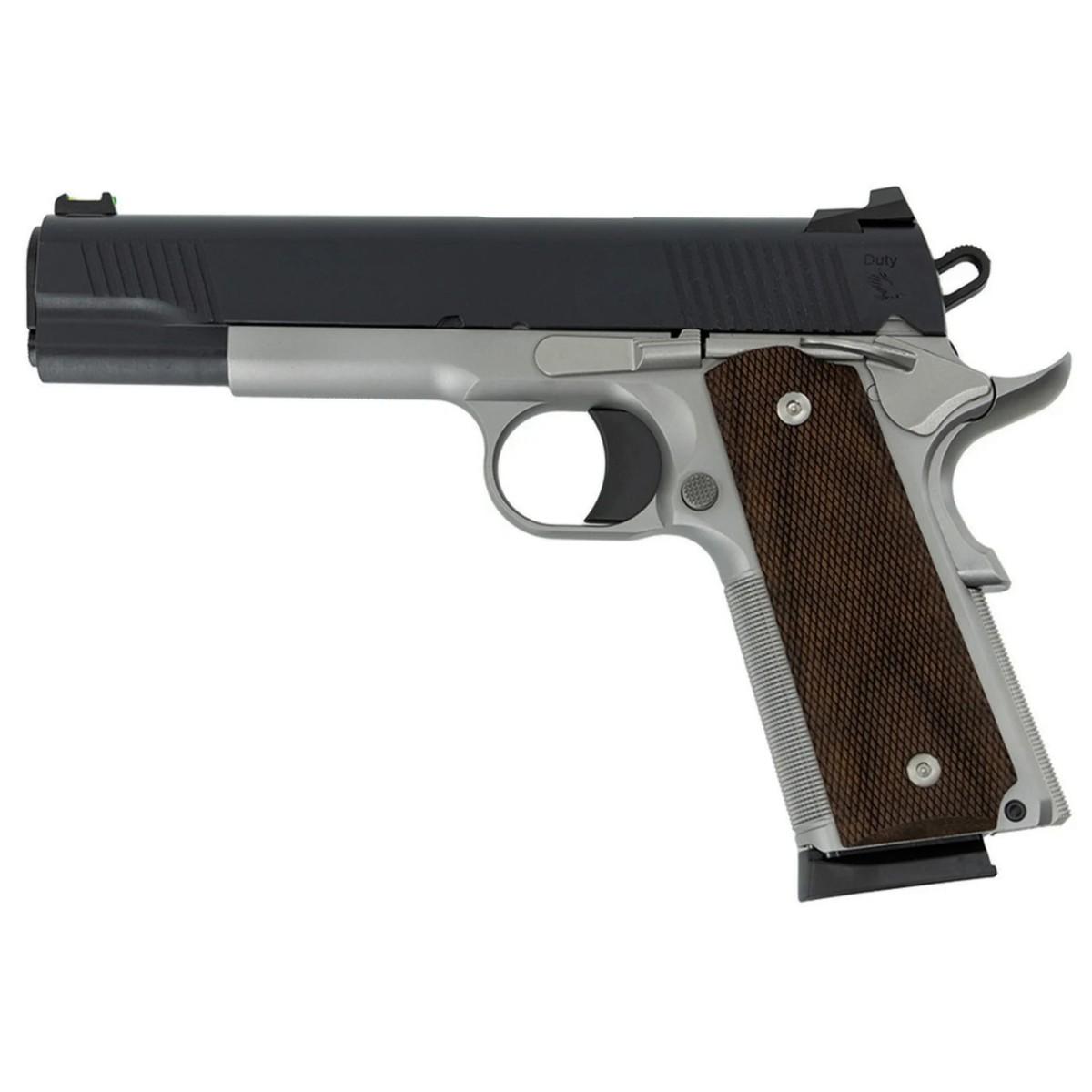 Tisas 1911 Duty Enhanced Two-Tone 45ACP 8Rd Magazine (2) 5" Barrel SS Frame