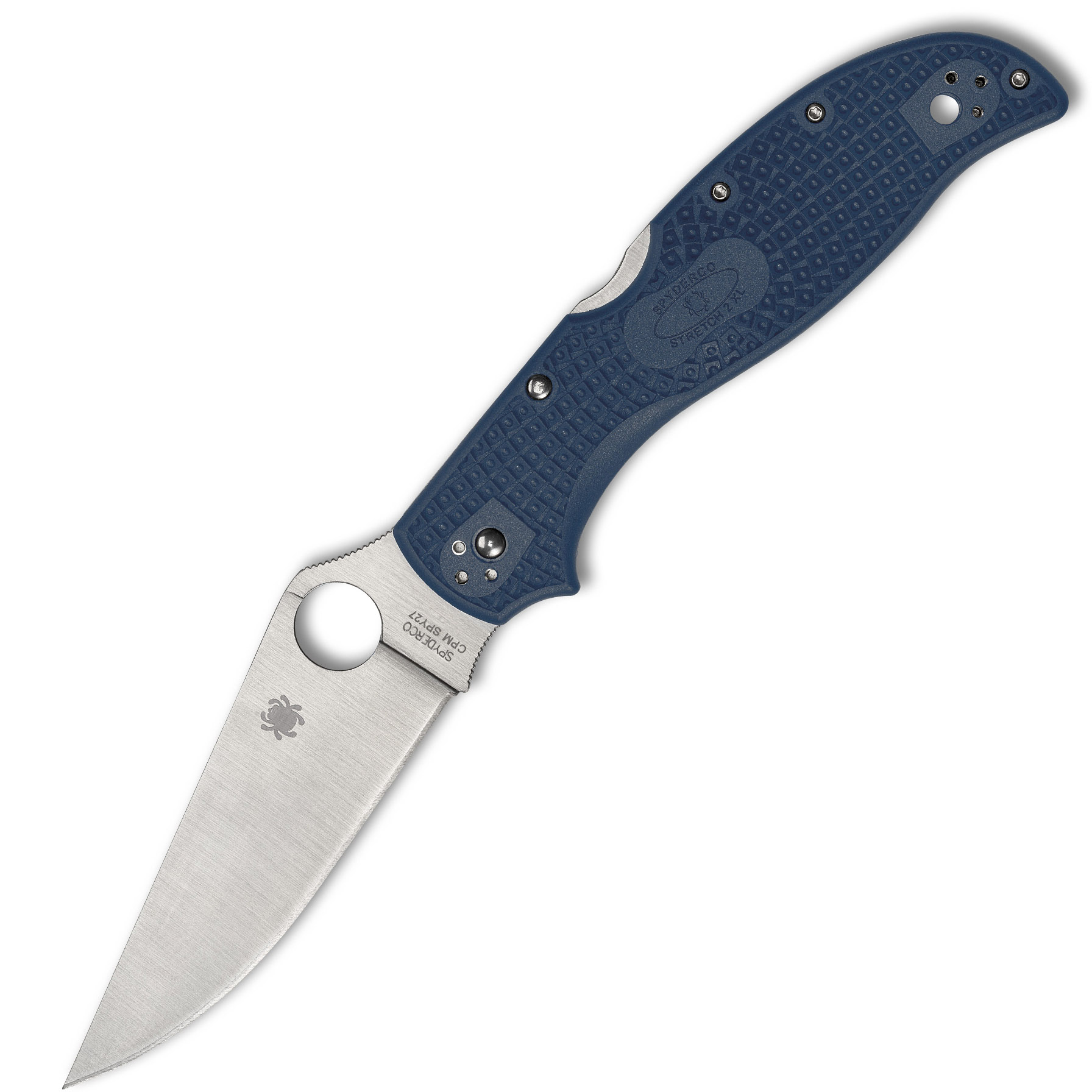 SPYDERCO STRETCH 2 XL LTWT 3.99" BLU