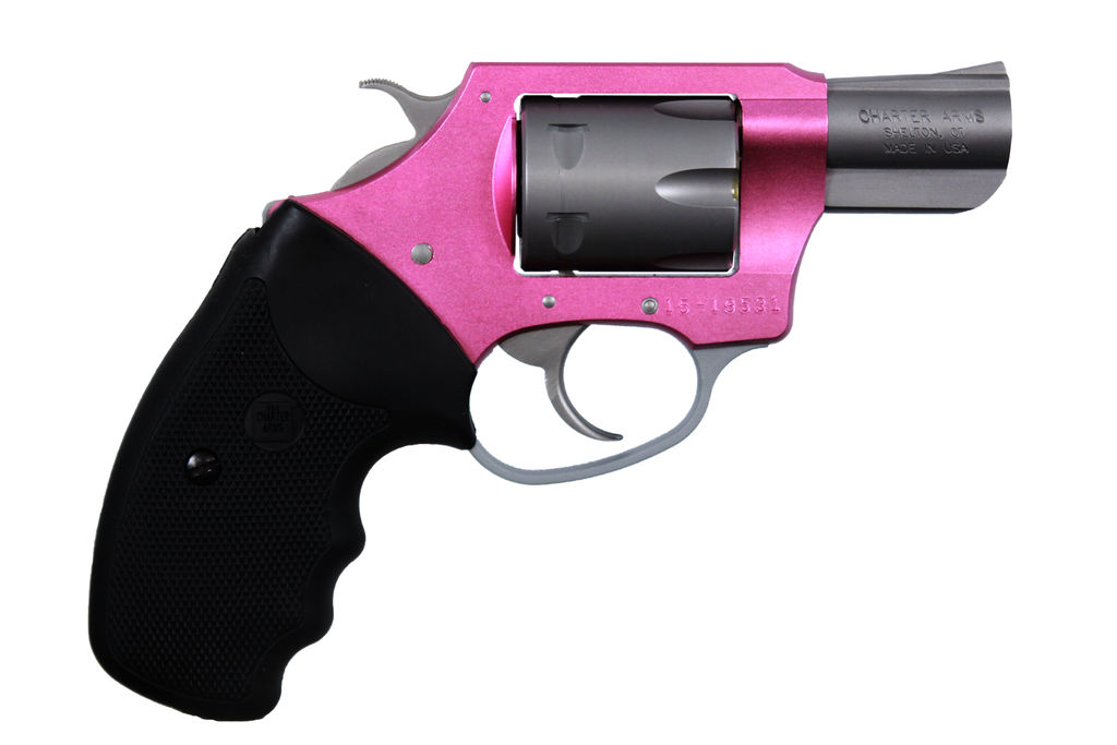 Charter Arms Pink Lady Handgun .22 WMR 6rd Capacity 2" Barrel Pink Frame